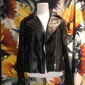 MOTORCYCLE  LEATHER JACKET SIZE M